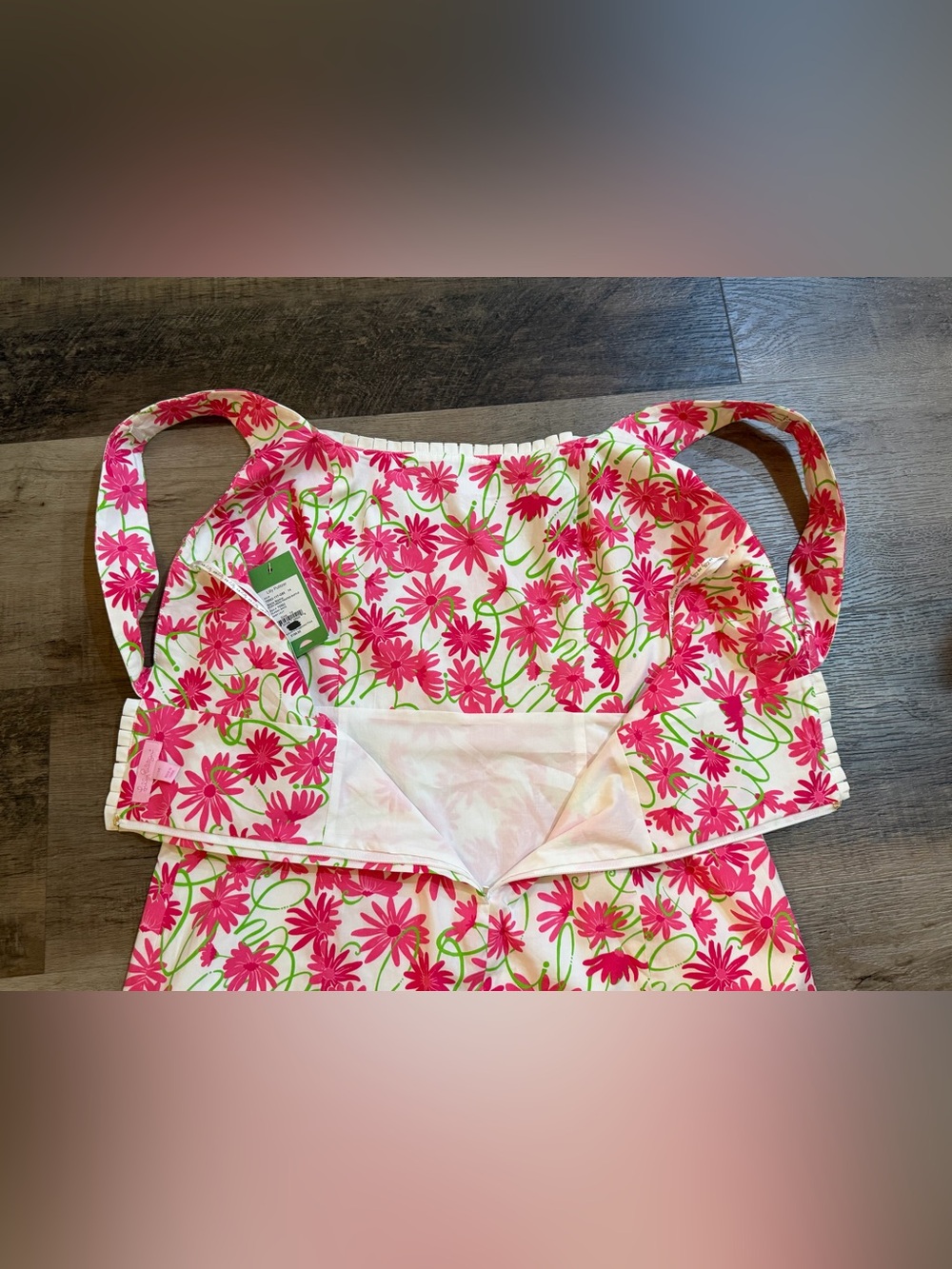 Lilly Pulitzer 🆕🆕 Brycer Daisy Lilly Printed Ruffle Dress Size 14 🆕🆕🆕 Floral - Picture 15 of 16
